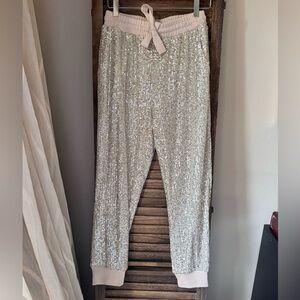 1STATE Sequin Jogger Pants